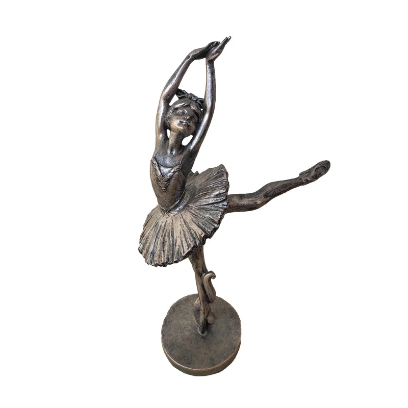 37.5cm Ballerina Sculpture Classical Pose Resin Ballet Girl Figurine - Bronze Ballerina Figurine,Dancing Ballet Girl Figurines on Alibaba.com