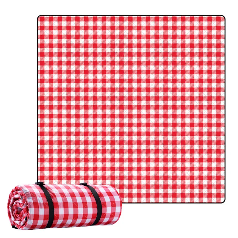 Cotton Soft Surface Convenient to Storage and Carry Moisture-proof Waterproof Oxford Bottom Extra Large Roll Up Picnic Blanket manufacture