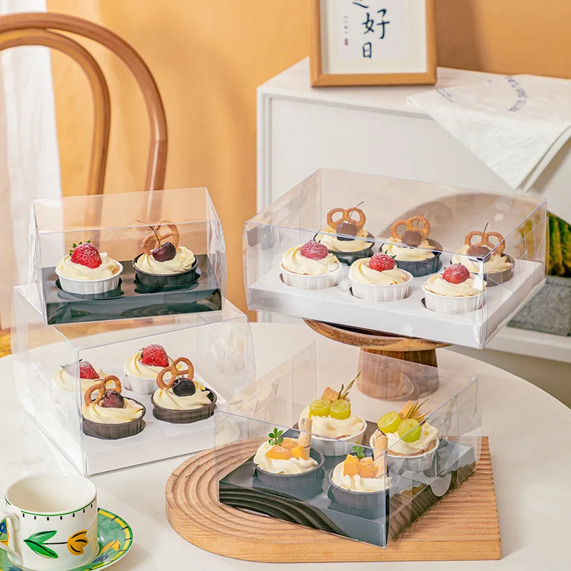 Scatola Cartone Con Coperchio Scatole Per Torte E Cupcake Con Finestra Trasparente – 15 Pezzi, 6 Fori, 24x16x7.5 Cm, Per Feste, Matrimoni, Compleanni Nutella 5kg