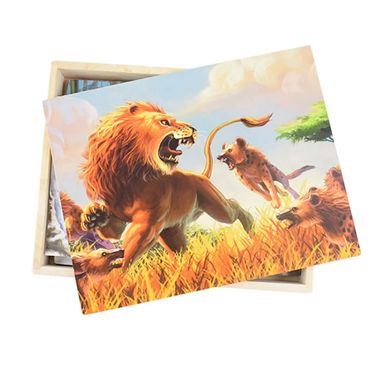 
Деревянная мультяшная коробка 4 в 1, Когнитивная головоломка, игрушка для детей 1-2-3 лет 