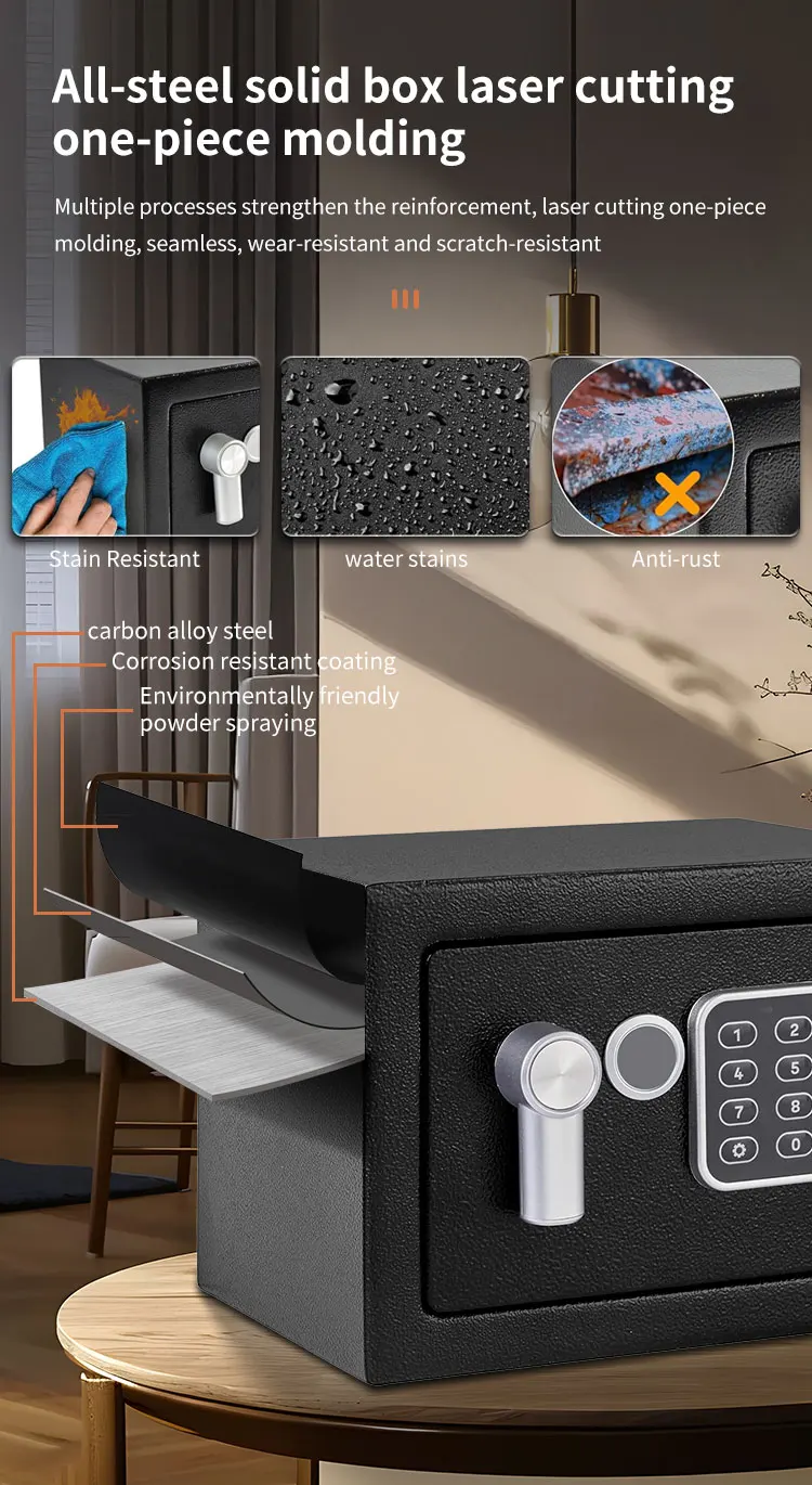 CEQSAFE High Quality Home Room Metal Code Security Digital Deposit Small Safe Box factory