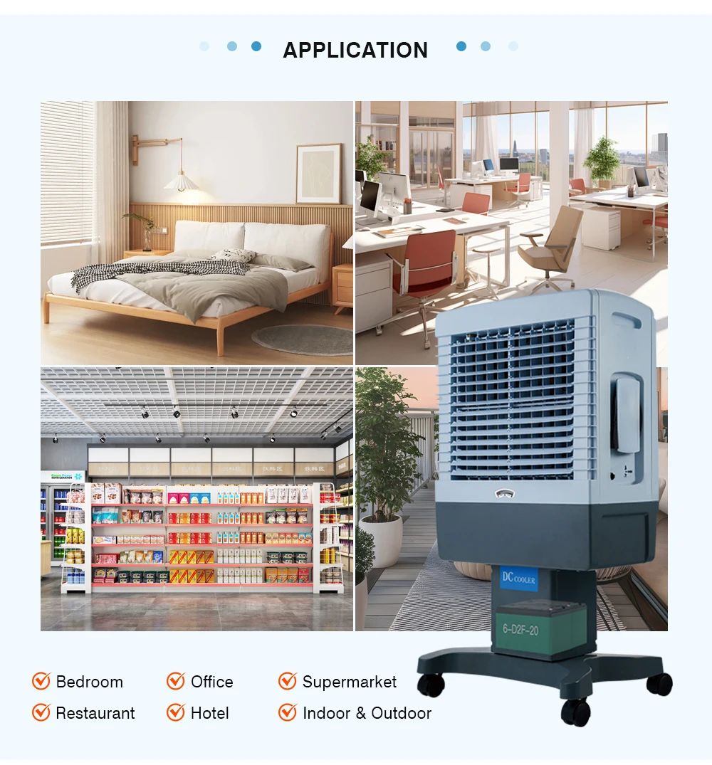 Cooling Air Cooler, Plastic, Portable, Solar - detail 14
