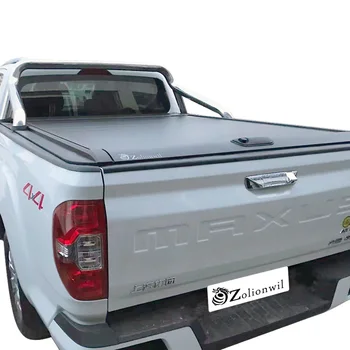 Retractable Truck Bed Cover Aluminum Alloy 4x4 Accessories Roller Lid Tonneau Cover Pickup for MRXUS T60