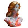 Ragazza fiamma rossa blu