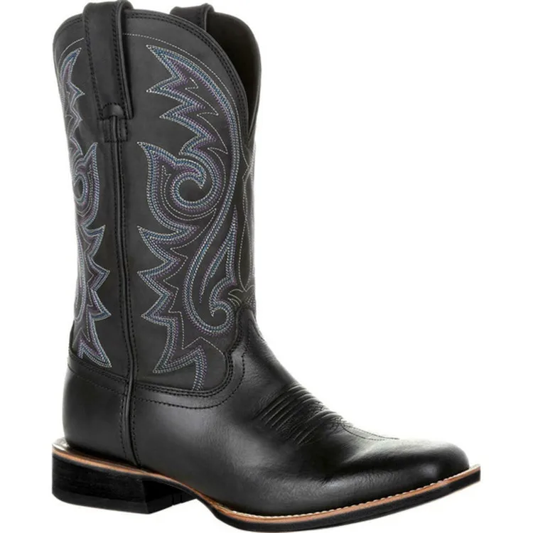 wide cowboy boots mens