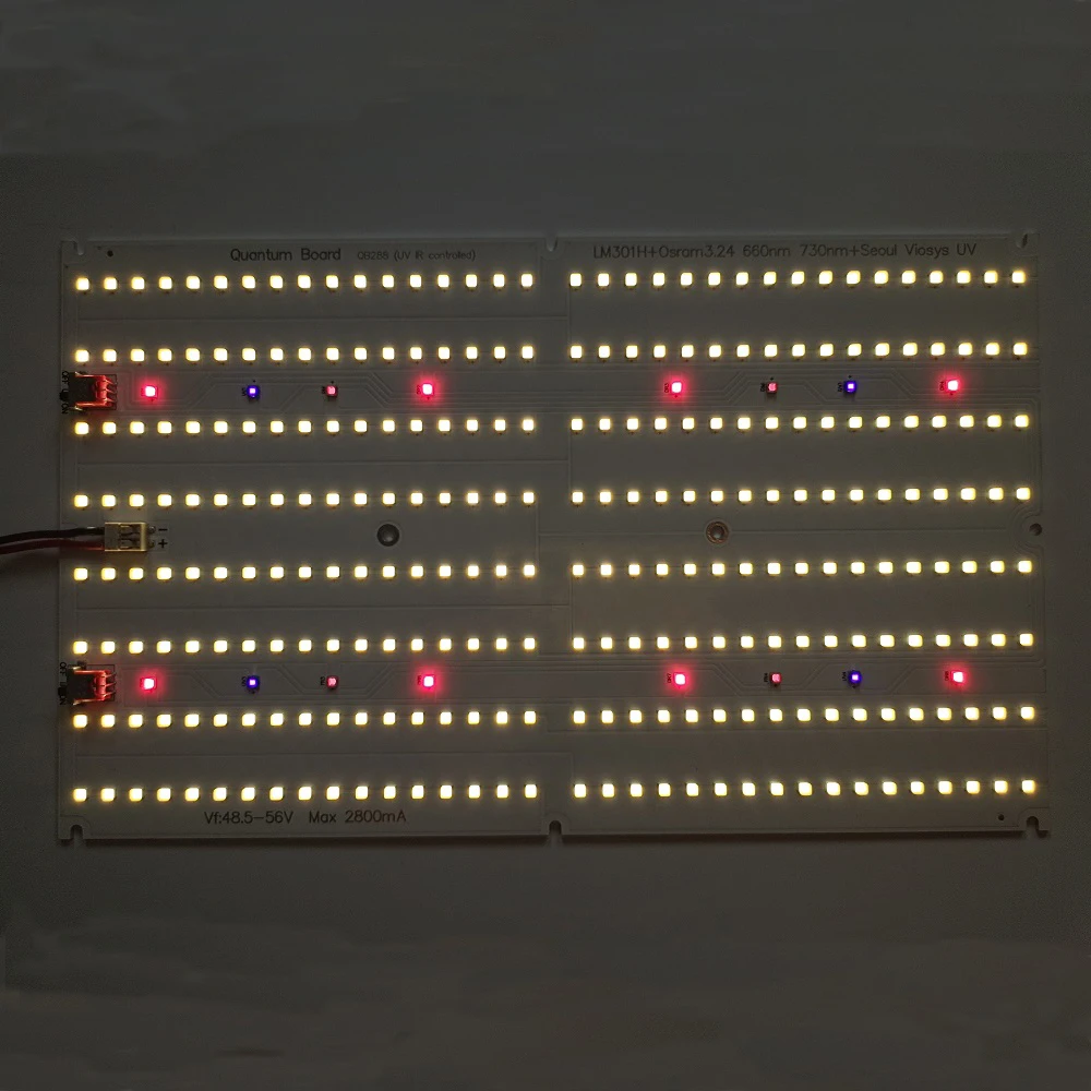 Full Cycle LED Grow Light LM301H OSR 660nm 730nm Seoul Viosys UV  PCB Board