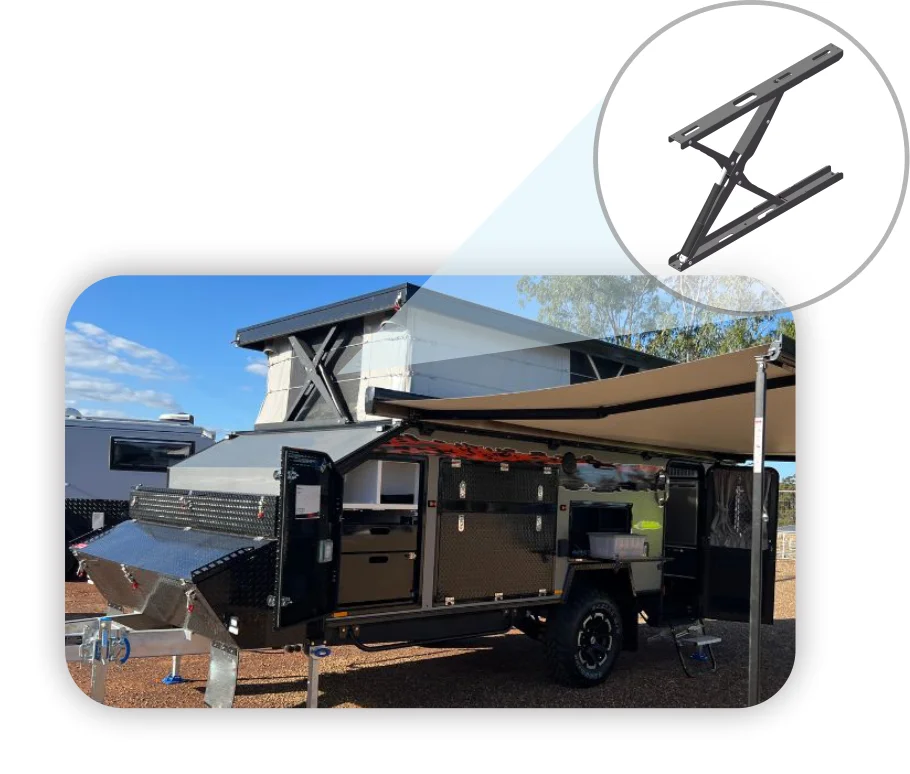 Cartuator Electric Roof Lift System P04 Is Designed For Caravans And Truck Camper Buy Camper