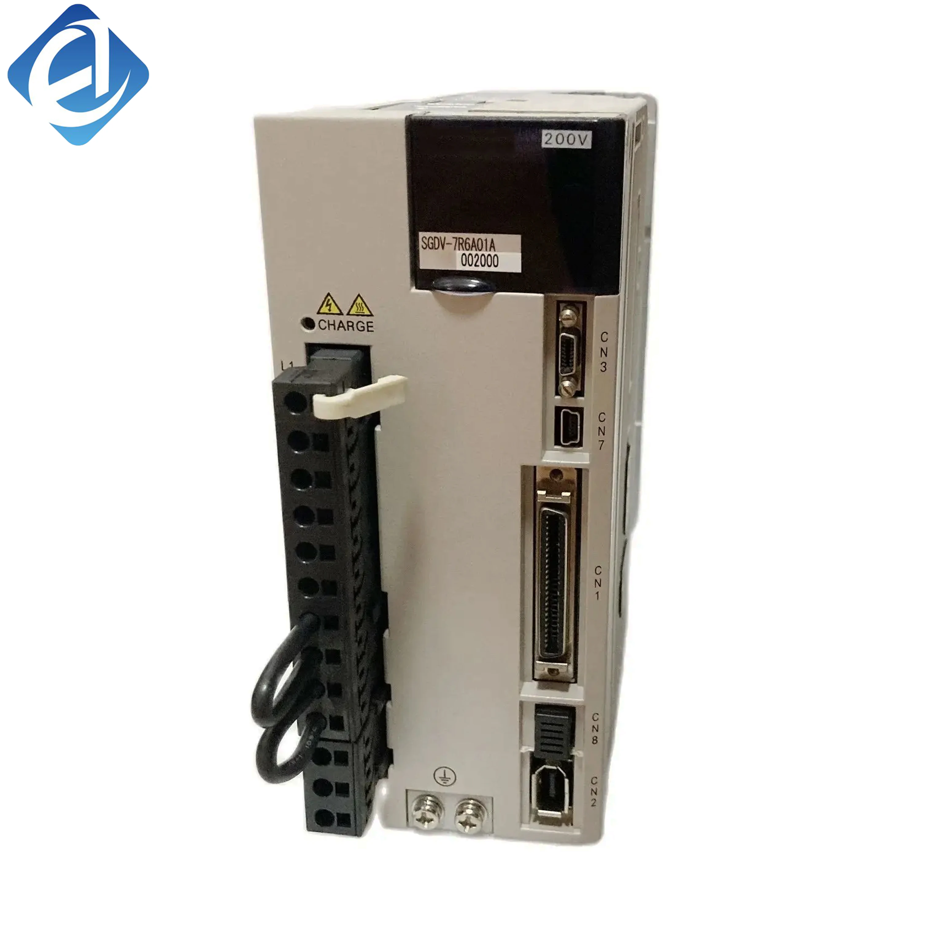 New Original SGDV-7R6A01A Yaskawa Sigma V SGDV series servo drive, designed to mate with servo motors for precise position, speed and torque control in industrial automation motion systems.