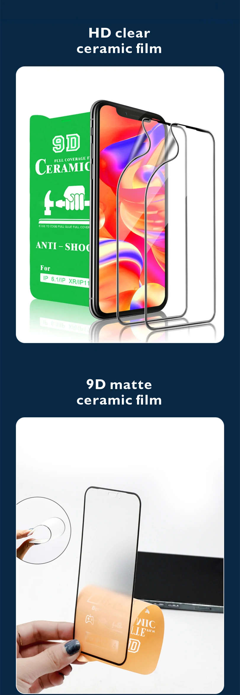 Heybingo Tpu Pet Clear 9d 21d 11d 100d Ceramic Screen Protector For