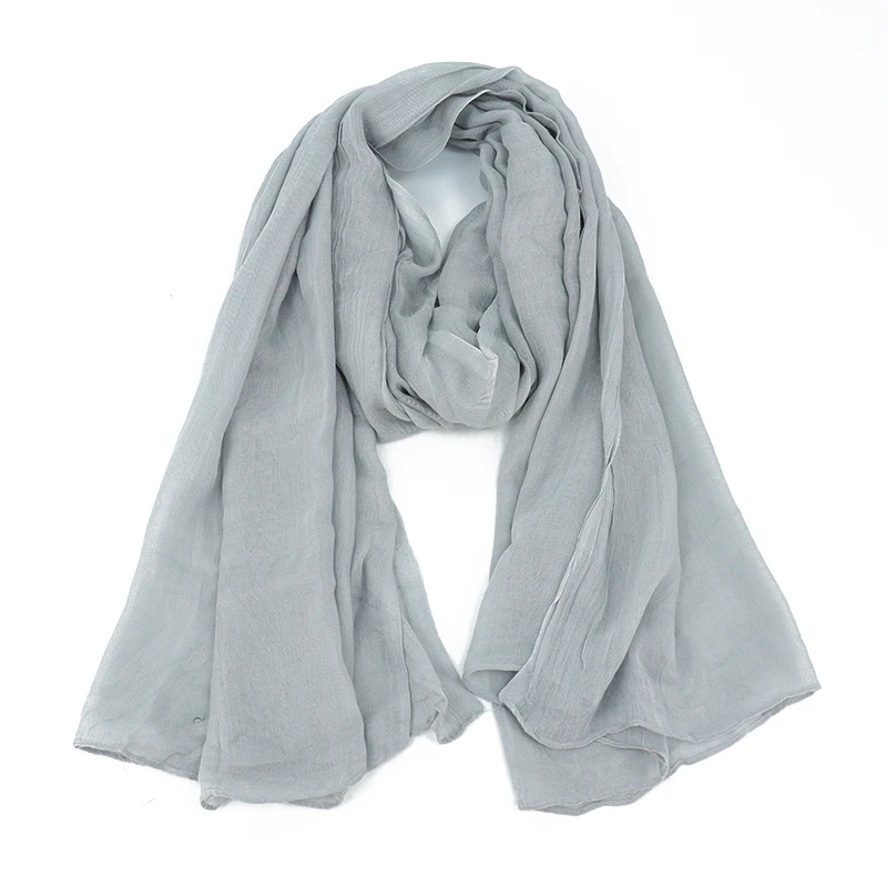 Olloum Performance Shawl in Cloud (light blue grey), Women's Fashion,  Muslimah Fashion, Hijabs on Carousell