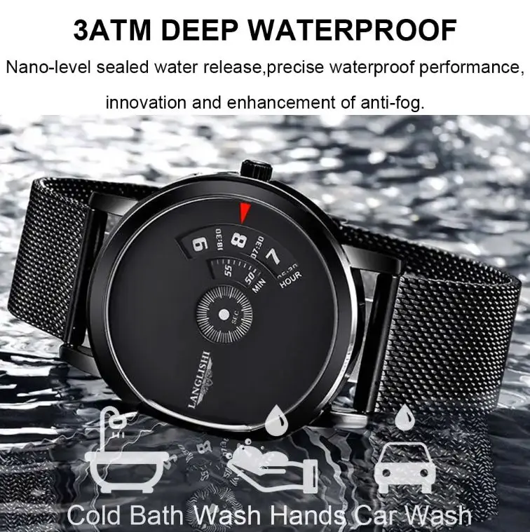 NYY Men's Stainless Steel Quartz Watch - Casual & Waterproof