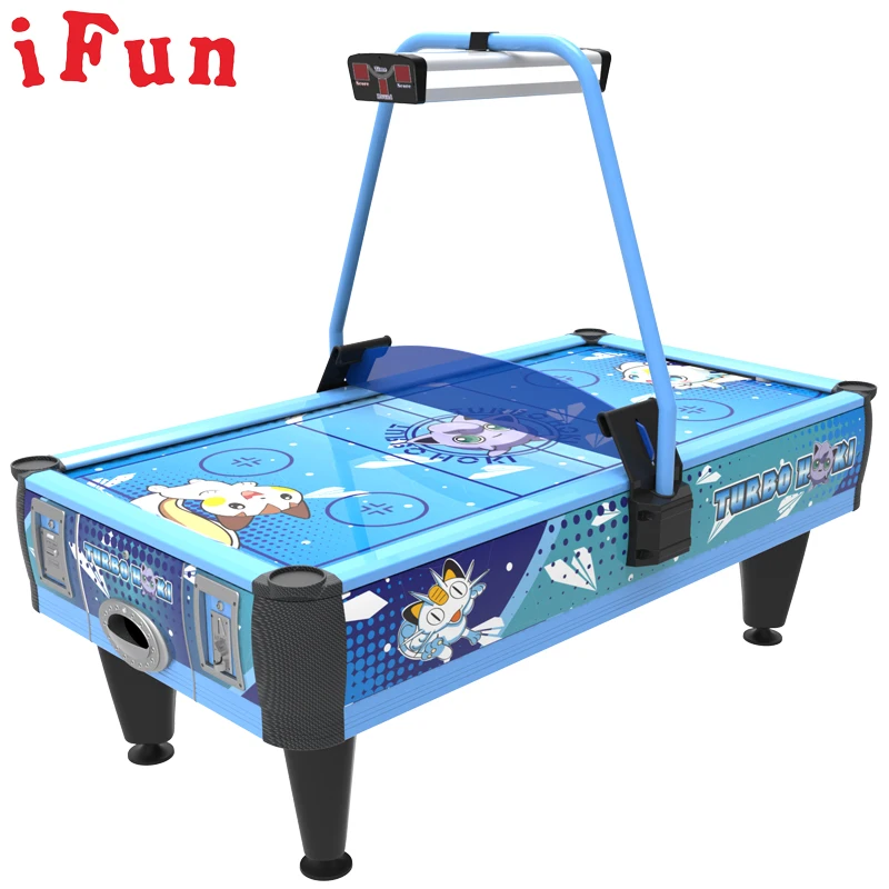 ターボホキエアホッケーゲームテーブルコイン式シュートホッケー