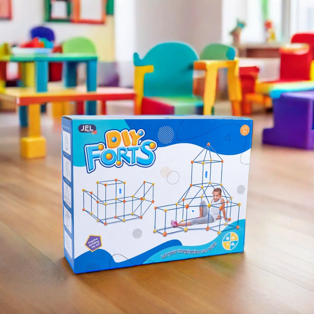 Children's 158pcs DIY Educational Building Splicing Fortress Exercise Thinking Skills Toy 8 boxes-777045