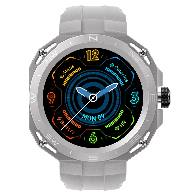 2023 Newest Design HW3 Cyber Smart Watch Intelligent Physical Fitness Steward BT Calling Wireless Charging Sports NFC BT Calling