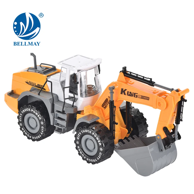 
 Игрушка Bemay, лидер продаж, инерционный экскаватор, пластиковая игрушка, строительный экскаватор, игрушка для детей  