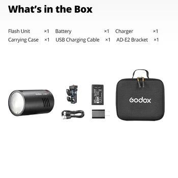 Godox AD100 ProII 100Ws 2.4G TTL Photography Flash Strobe 1/8000 HSS Pocket Flash Light for Portrait and On-Location Photography product image