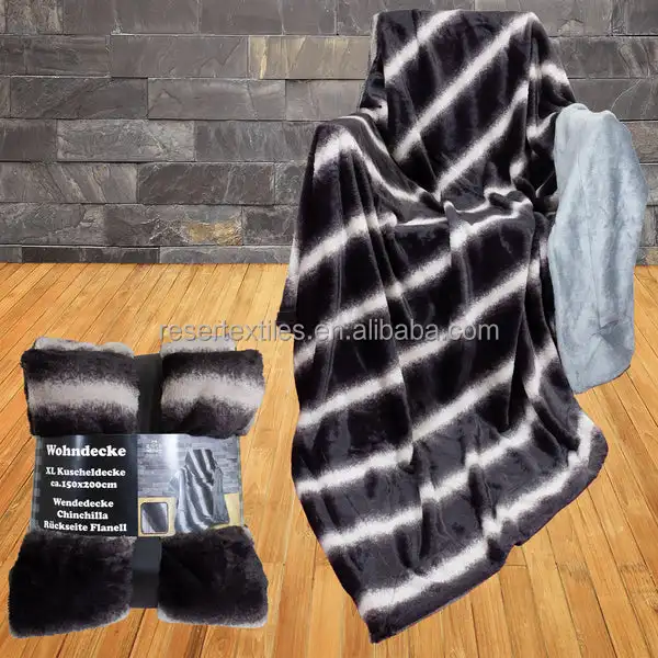 Cozy Soft Knitted Solid Faux Fur Throw Blanket Thick Sherpa Fleece 100% Polyester Anti-Dust Mite Men Women Winter Warm Modern