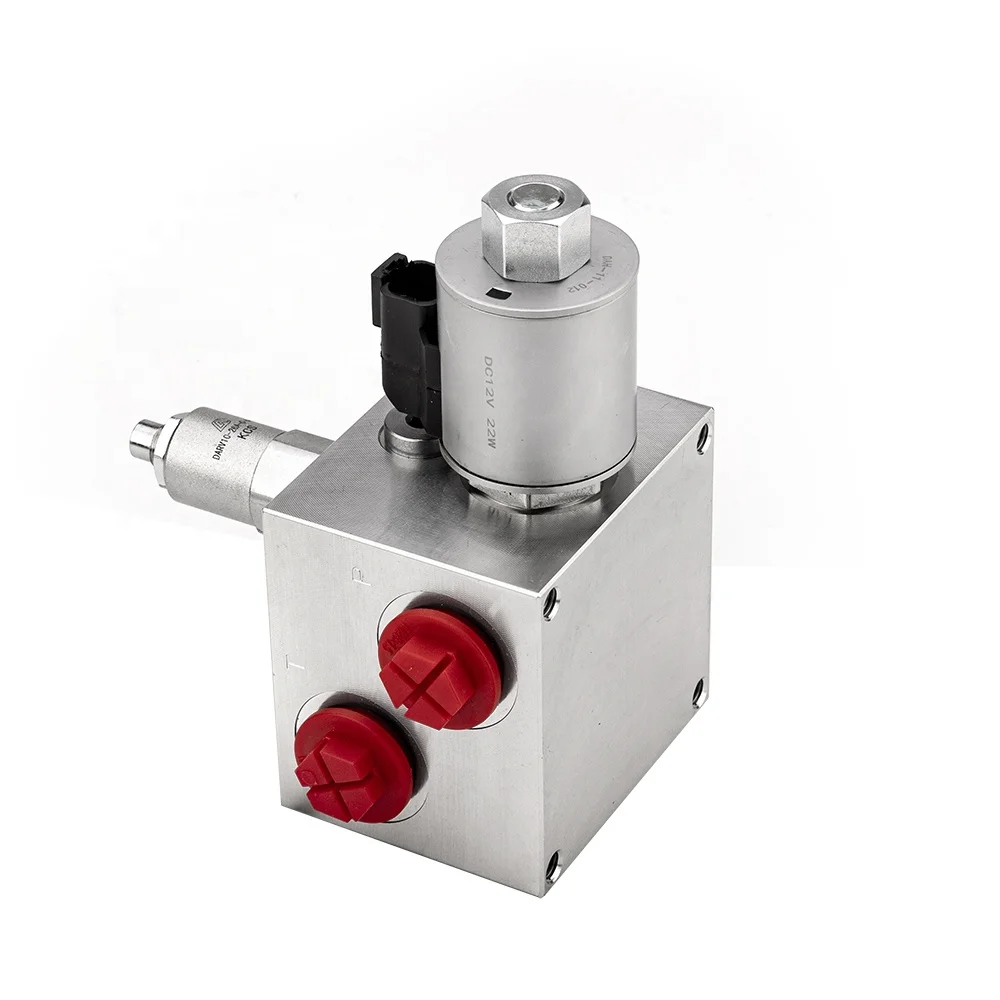 ZW Factory Custom 20-240L Flow Hydraulic Manifold Block Unloading Valve Block Flow Priority Valves