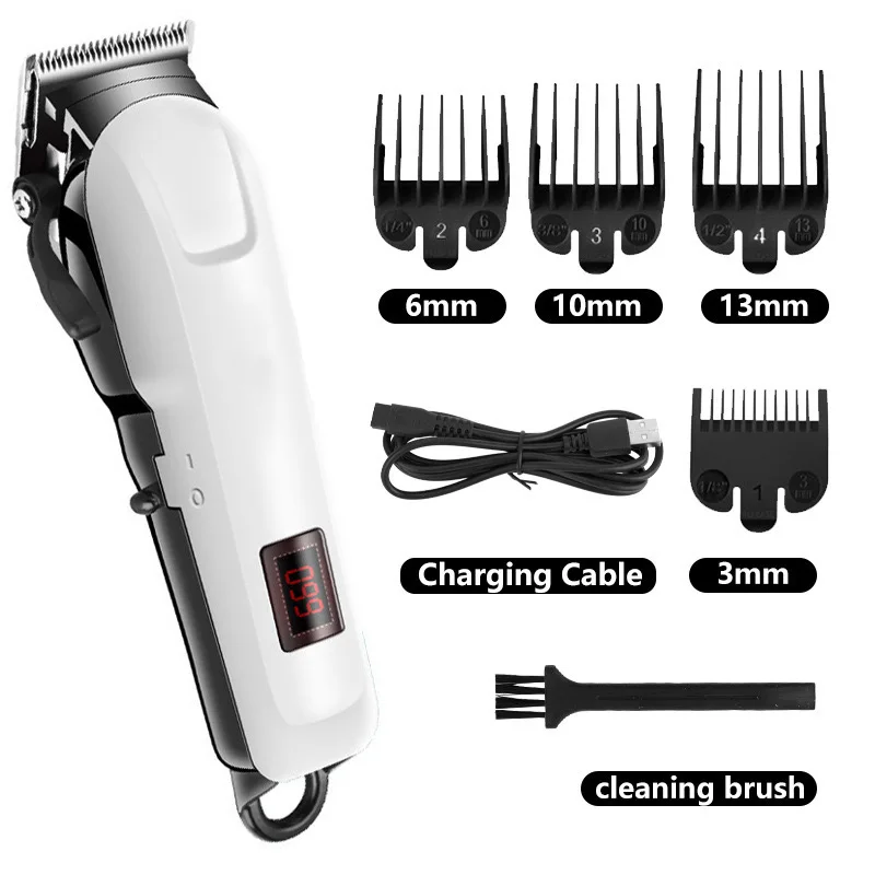 Professional Hair for Barber Hair Trimmer Cordless Rechargeable Hair ...