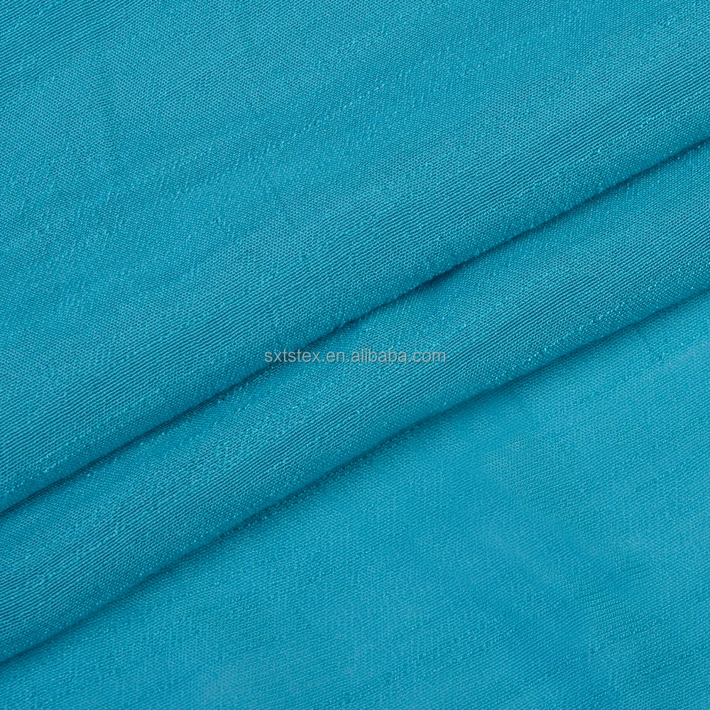 product poly rayon high quality breathable women and men clothing woven dyed fabric for sale cheap-5