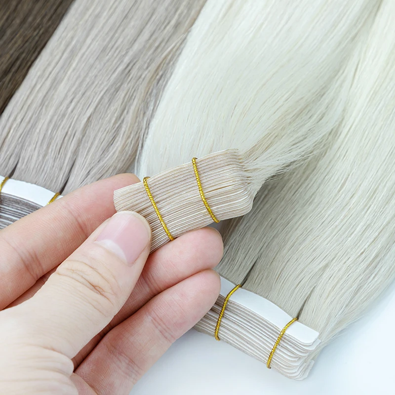 LeShine Salon Human Remy Injected Skin Weft Invisible Tape in Hair Extensions 100% Human Hair Russian Hair supplier