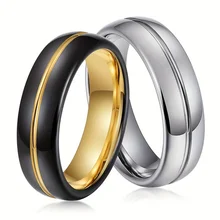 Factory Price Handmade Tungsten Jewelry Custom Tungsten Carbide Rings Tungsten Wedding Rings Couple Set Jewelry For Women