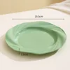Assiette à pâtes - verte