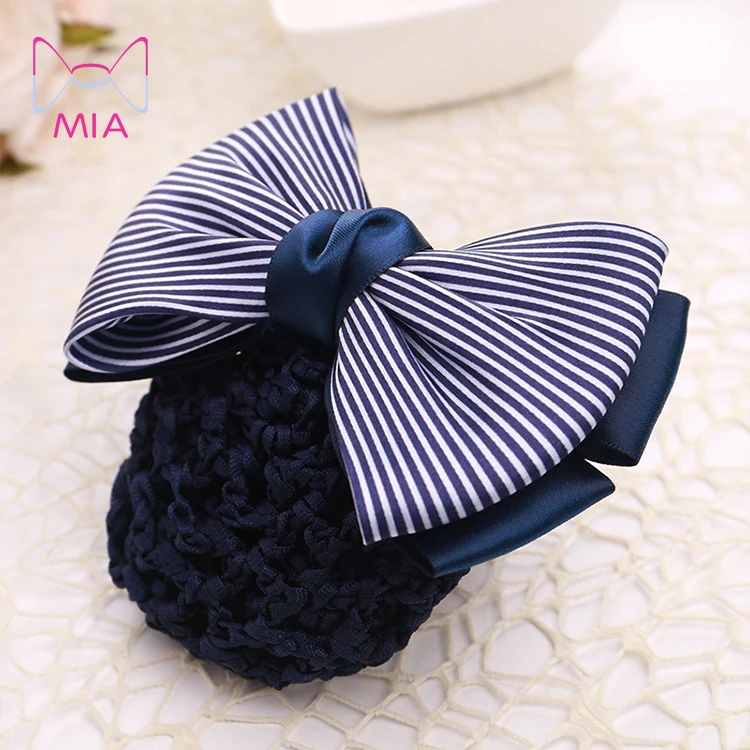 Flower Headdress Nurses Bow Bun Jewelry 