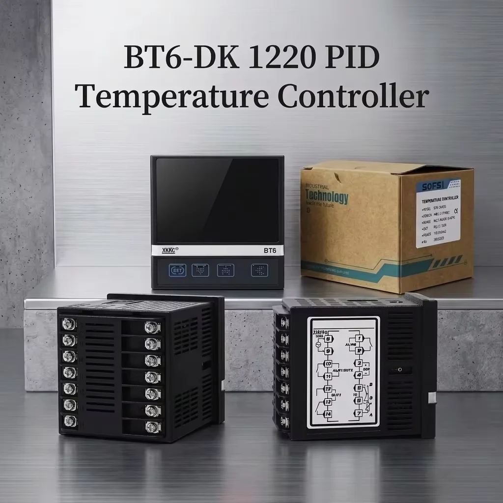 XRKC BT6-DK1220 Digital PID Temperature Controller with RS485 Communication and Timing Function ODM/OEM Industrial Thermostat