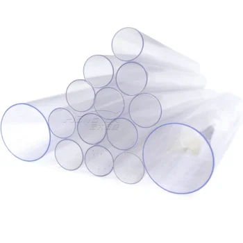 personalized custom high quality plastic extruded ABS Tube transparent pvc pipe clear round ABS pipes for decorated
