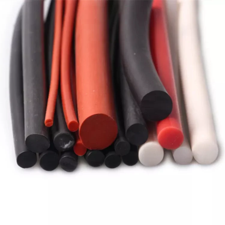 Bande De Caoutchouc Silicone Rouge - 10 Mètres, Diamètre 7 Mm - Élastique, Résistante à La Chaleur (-60°C à 200°C)