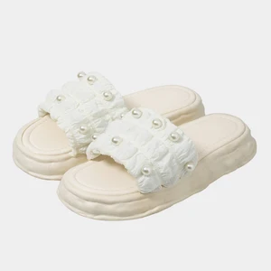 Customized Designer Shoes Pearl slippers Women's and Women's Flat slippers Luxury Women's Fashion