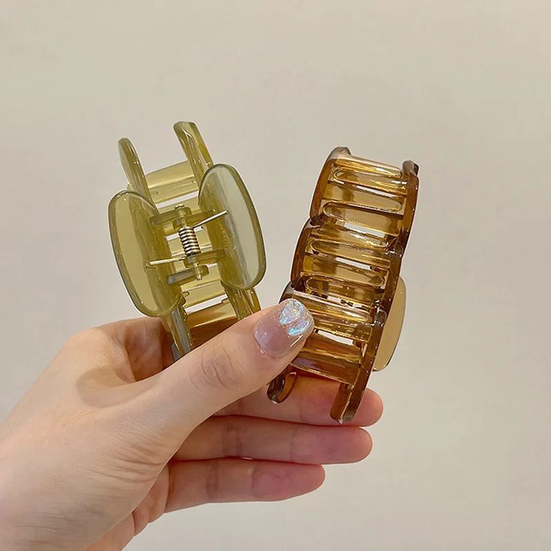 9 см корейский Ins Лидер продаж корейские аксессуары для волос заколки элегантный пластиковый зажим