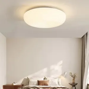 Nordic Modern Minimalist 36W Full Spectrum LED Circular Ceiling Light for Bedroom & Living Room IP44 Remote Control