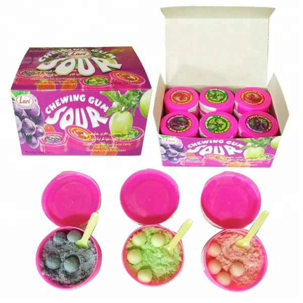 60g Halal Standard Fruity Flavor Bubble Gum Box Packaging