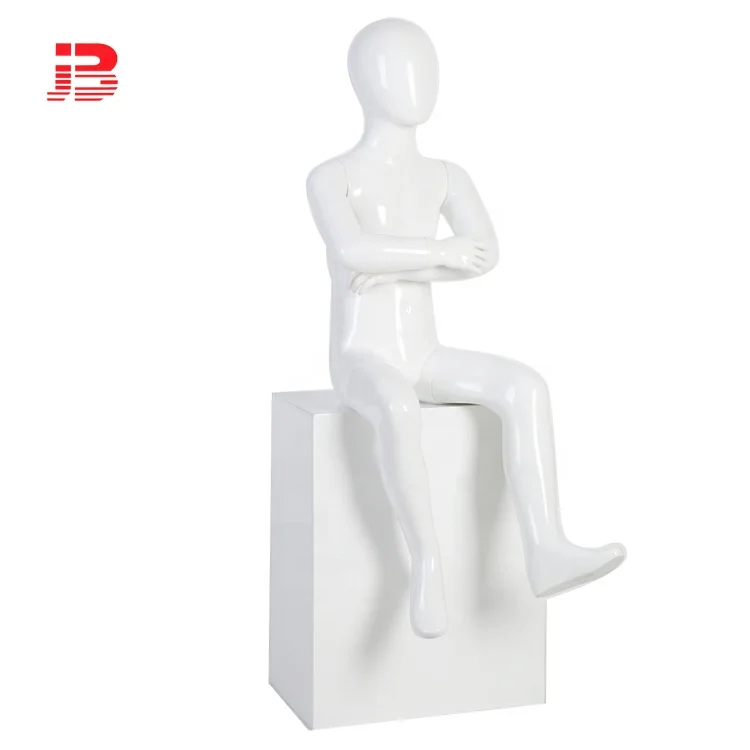 Mannequin display sitting male  kids mannequin for showcase