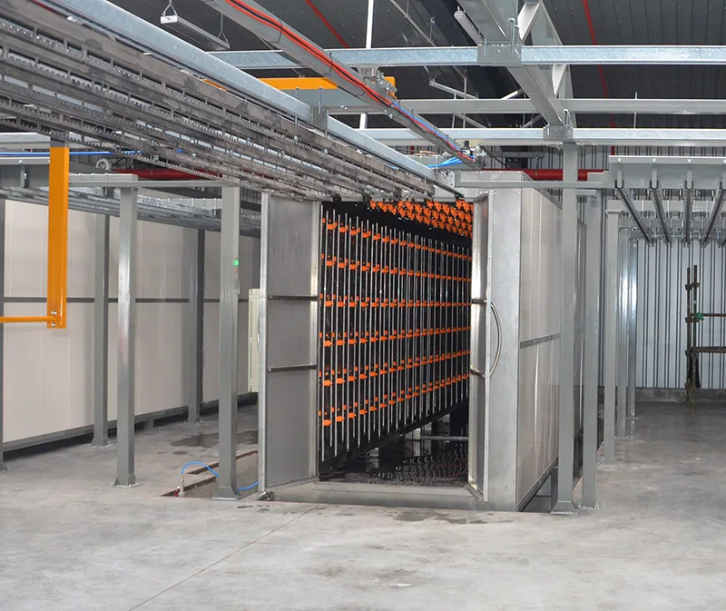 Sprinkling Chamber for Powder Coating