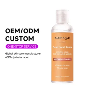 Private Label Anti-allergy Skin Care Glowing Anti Acne Removal Moisturizing Whitening Salicylic Acid Oil-control Facial Toner