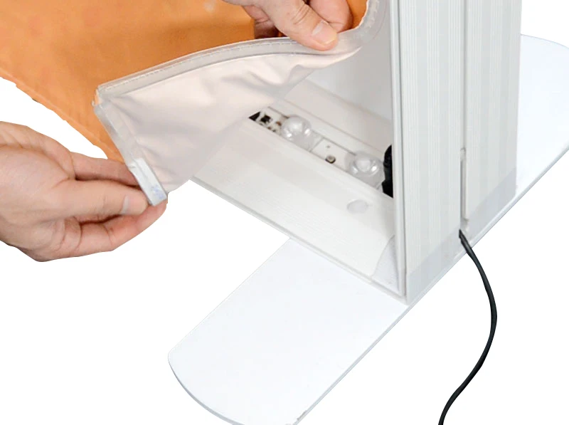 Lintel Led Frameless Fabric Led Light Box Display Walls Advertising ...