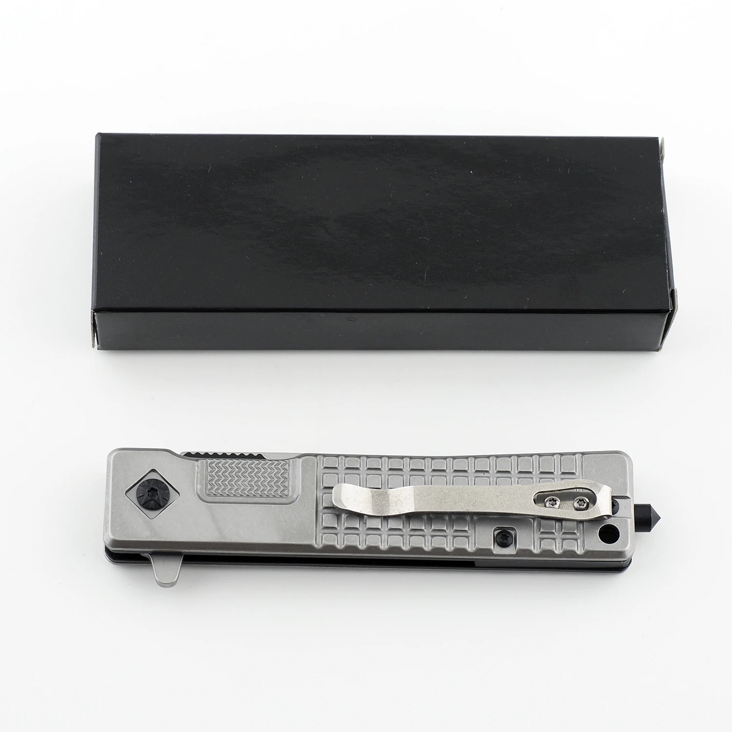 Factory Direct Sales Customizable OEM Liner Lock Pocket Folding Utility Knife with Clip for Camping