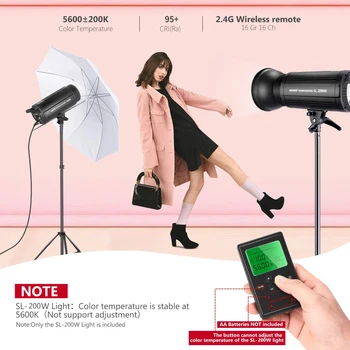 Neewer 200Ws Dimmable LED Video Light, 5600K Daylight Balanced Video Light,21000LM Continuous Lamp with Bowens Mount for YouTube detail image