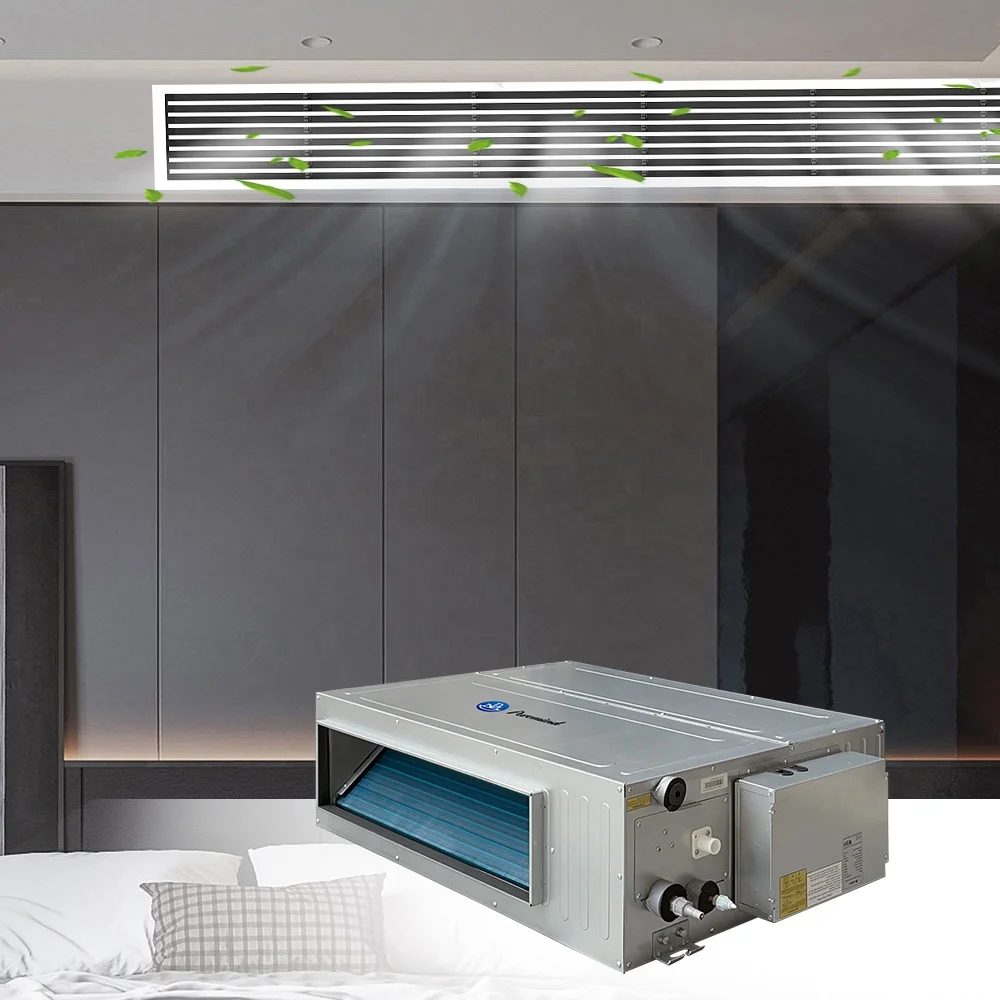 Gree Duct Air Conditioner Concealed Slim Cooling Heating Indoor Unit for Hotel Household Commercial FCU Unit