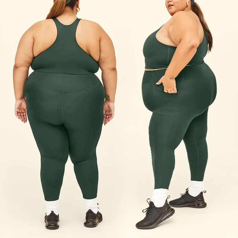 Top Quality Women's Clothing Plus Size Gym Wear Soft High Waist Gym