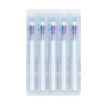 Beginner-Friendly 100pcs Disposable Sterile Stainless Steel Acupuncture Needles Tube CE Certified Class II Portable for Dry