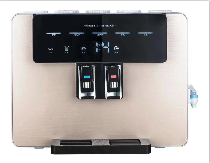 2022 75 галлонов столешница генератор озона щелочной воды фильтр горячей и холодной диспенсер система обратного осмоса для ro