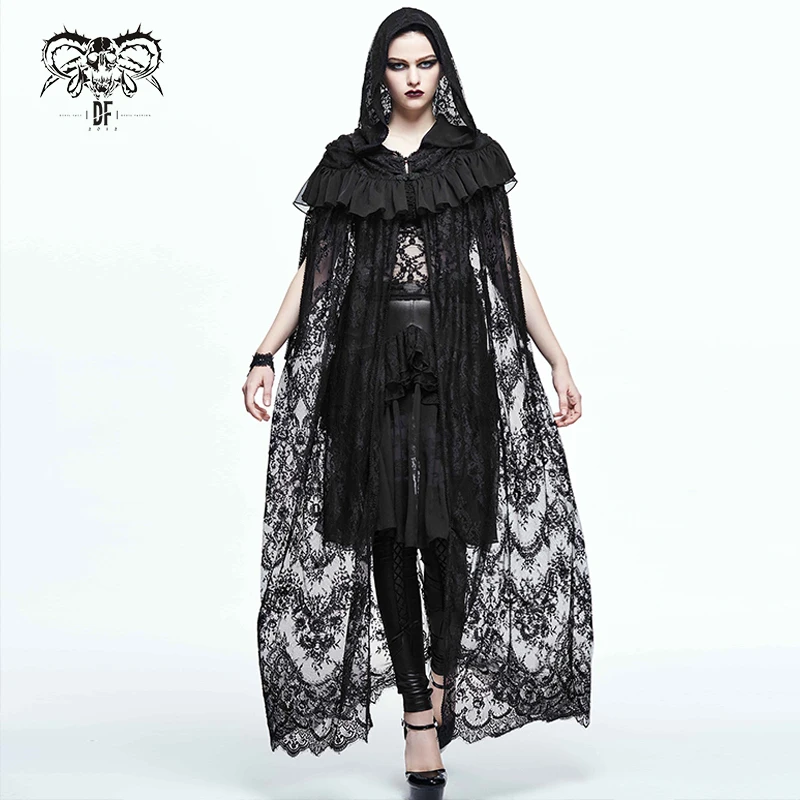 black lace cape