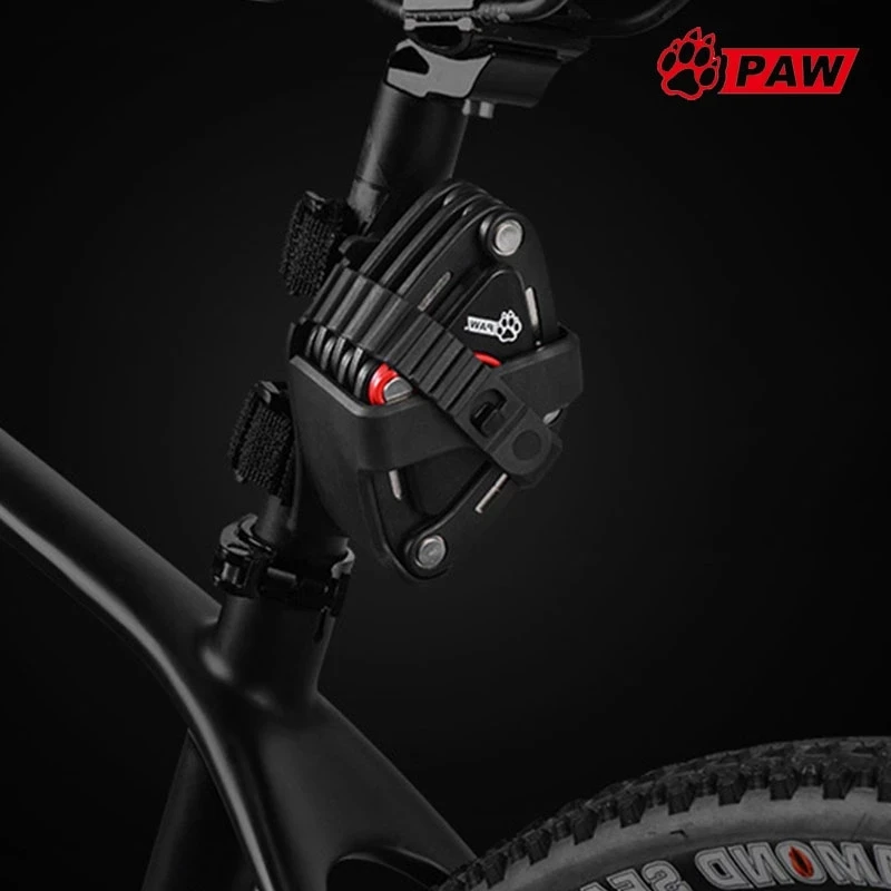 Cadenas De Vélo Câble Avec Verrouillage Par Code De Sécurité Noir MONSEUL - Sport