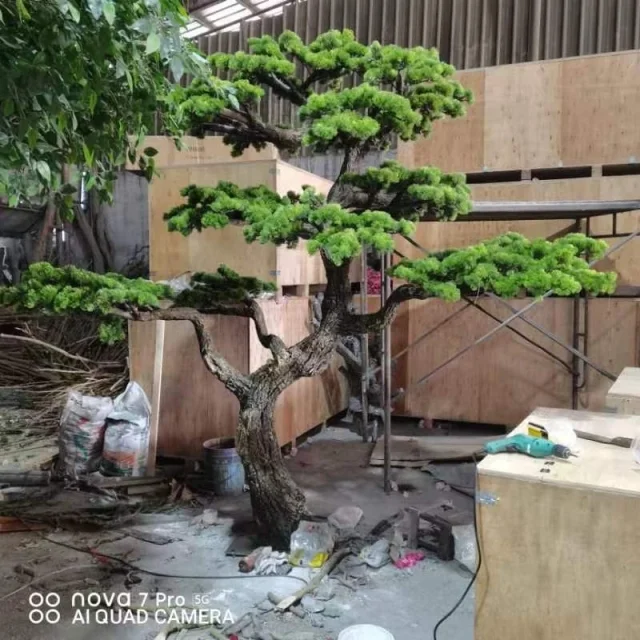 Highly Realistic Artificial Cedar Pine Trees for Indoor and Outdoor Garden Landscaping Bonsai Decorative Artificial Plants