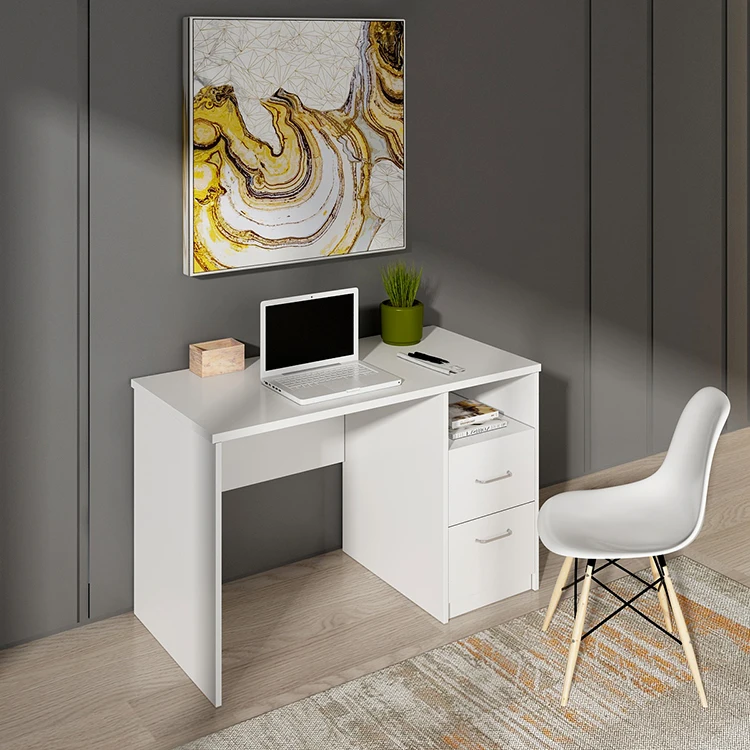 Factory Price Portable Sample Pictures of Office Tables Study Desk Computer Table Office Office Furniture Modern Wooden E1 Grade