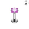 Argento Quadrato Rosa